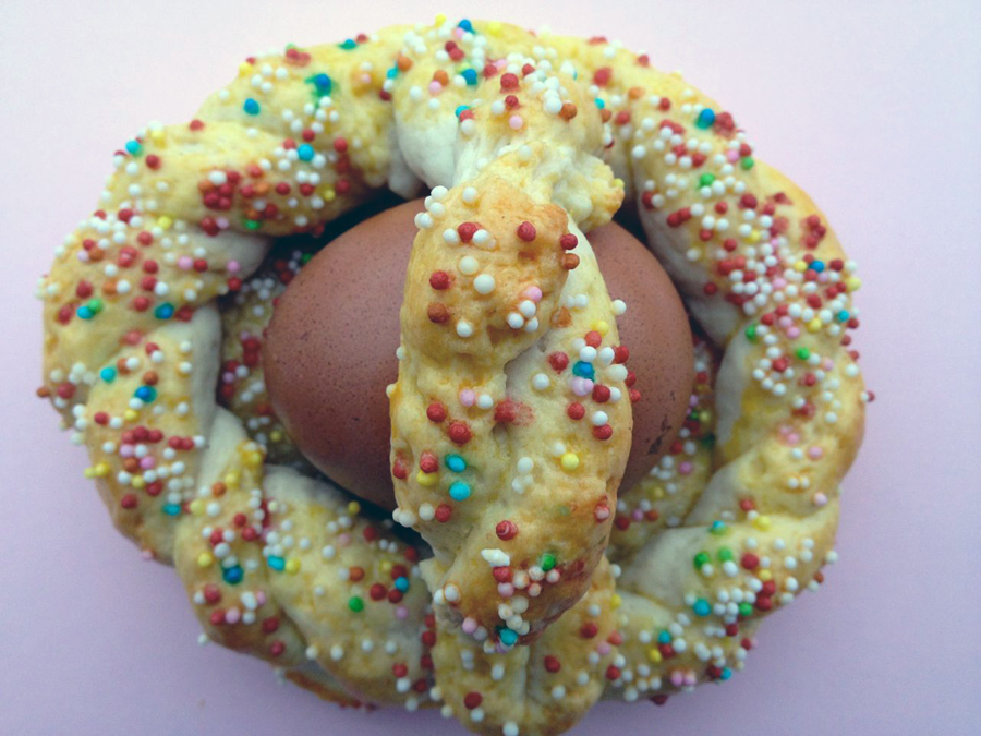 Coddure, a traditional Easter cookie